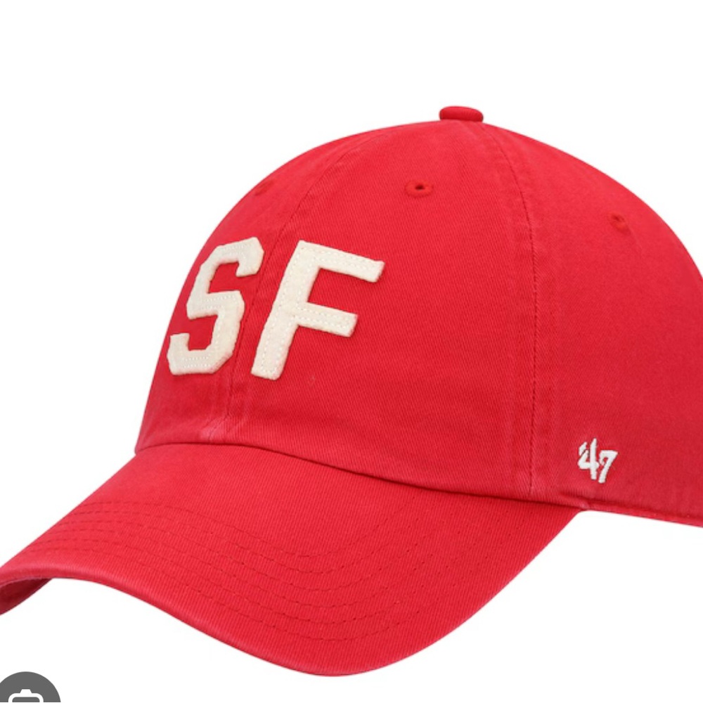 Red SF Baseball Cap